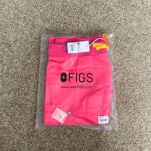 FIGS Neon Pink Scrub Pants